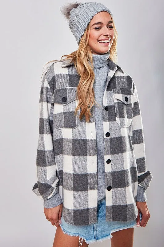 The Carrie Plaid Shacket