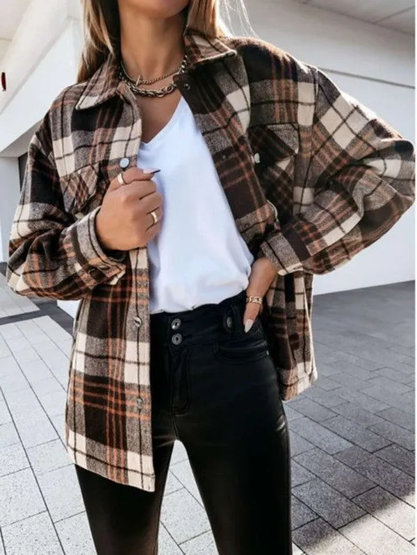 The Madison Plaid Pattern Shacket