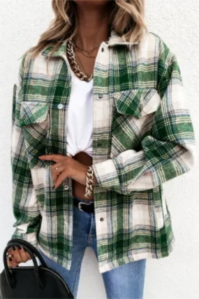 The Madison Plaid Pattern Shacket