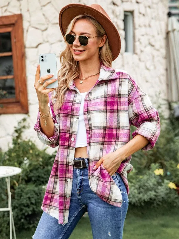 The Madison Plaid Pattern Shacket