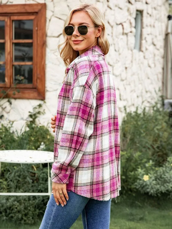 The Madison Plaid Pattern Shacket