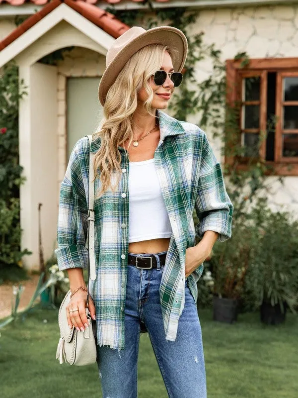 The Madison Plaid Pattern Shacket