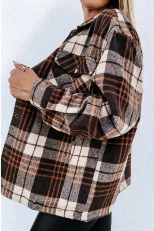 The Madison Plaid Pattern Shacket