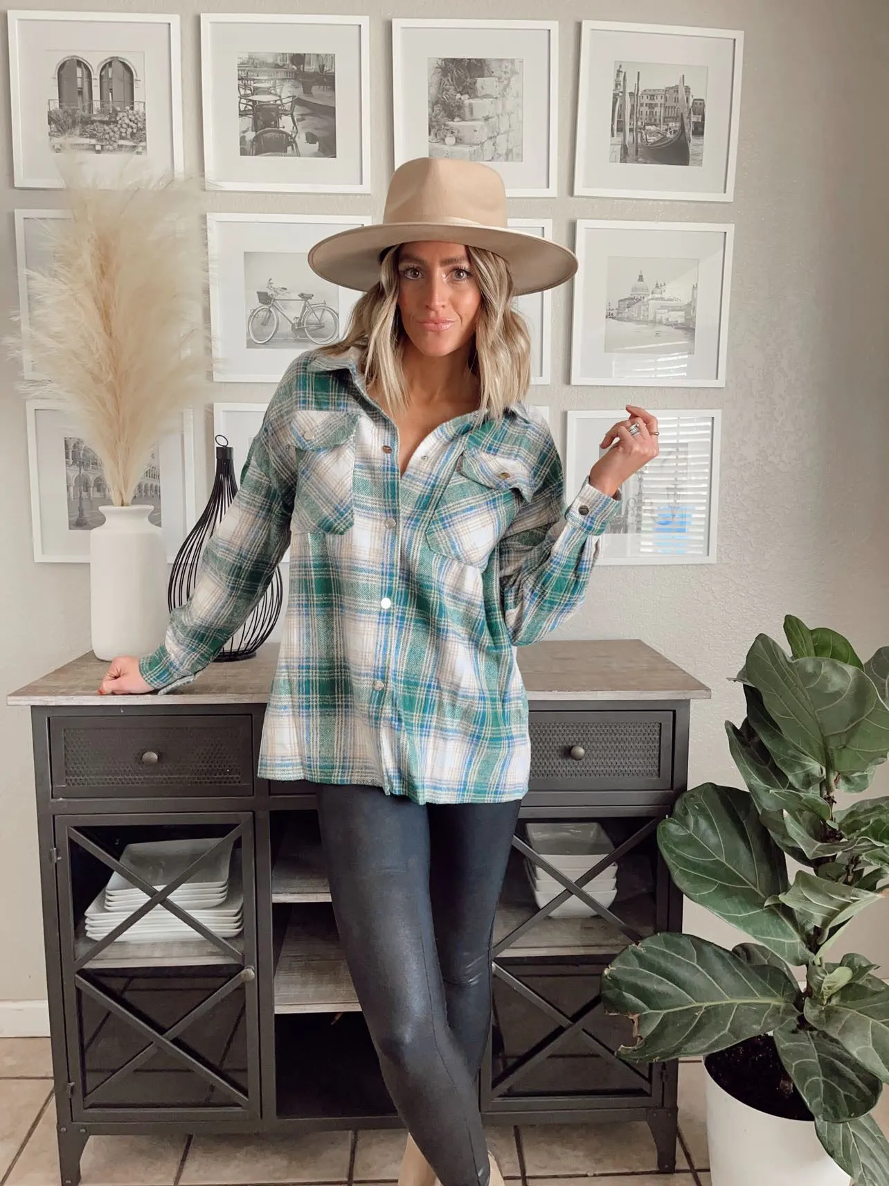 The Madison Plaid Pattern Shacket