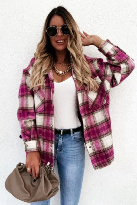 The Madison Plaid Pattern Shacket