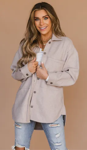 Timberlyn Button-down Shacket