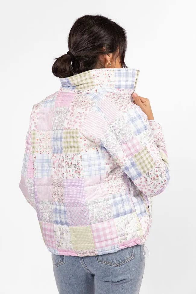 Vail Valley Multi Patch Printed Puffer Jacket SALE