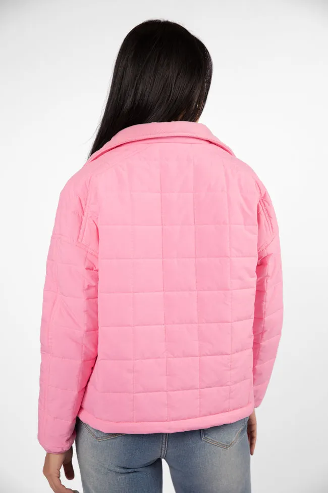 Vail Valley Pink Lightweight Puffer Jacket