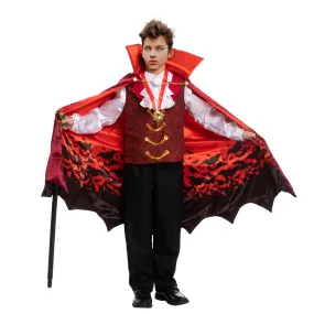 Vampire Costume Cosplay (Red) - Child