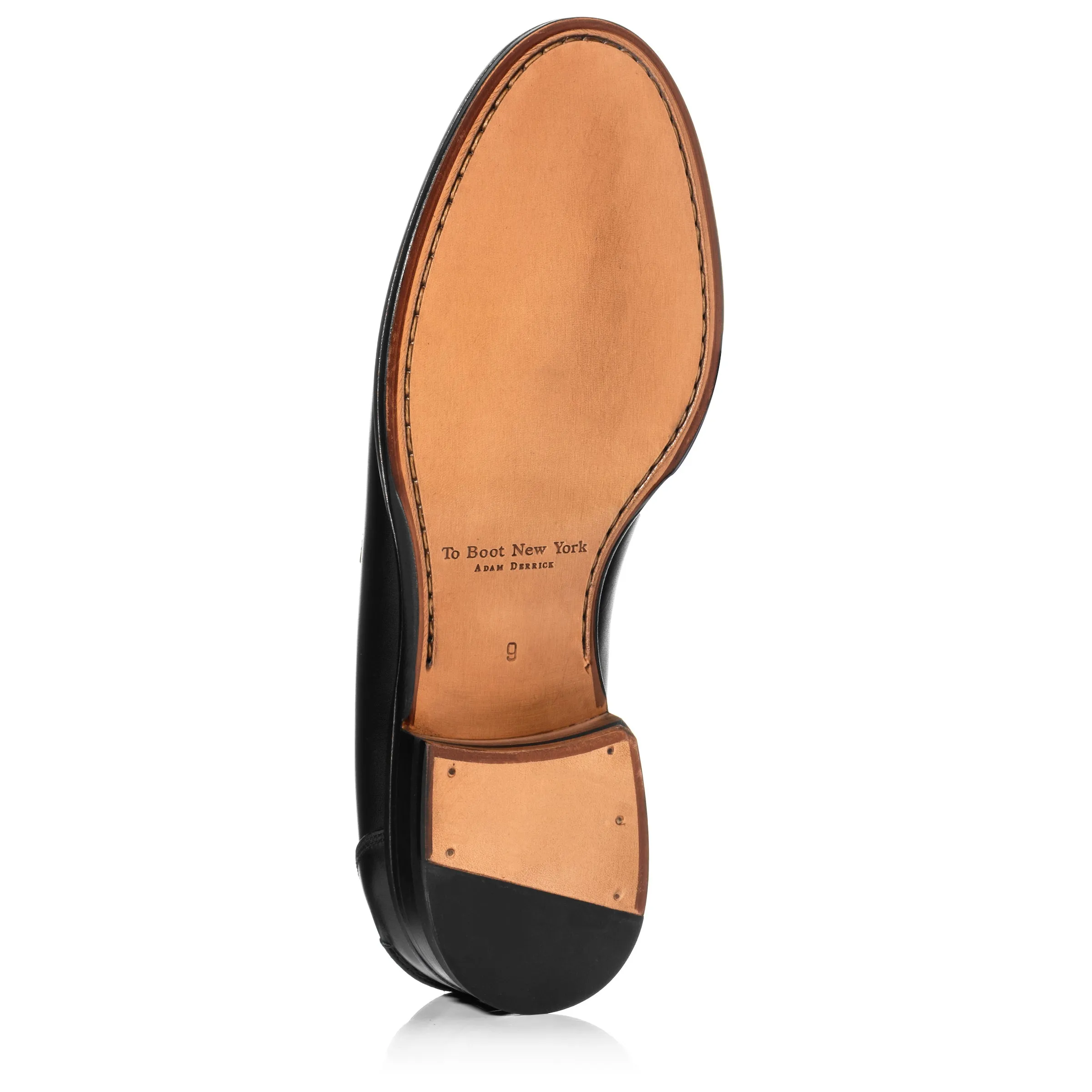 Vulcano Black Calf Slip On