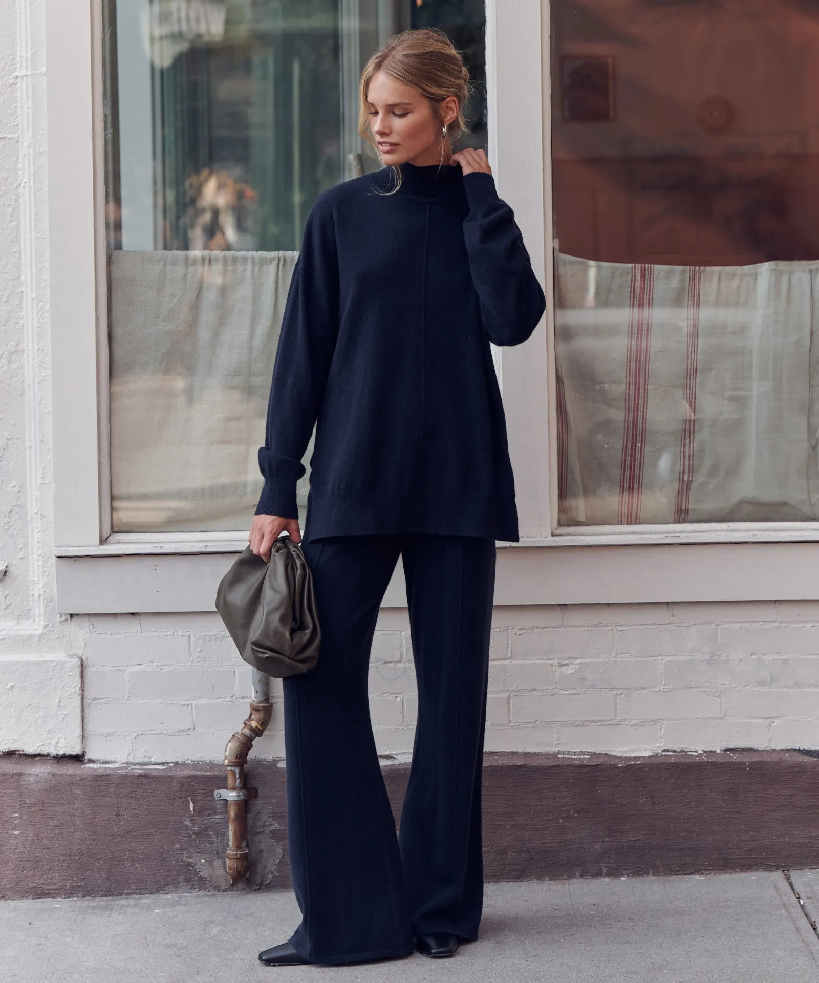 Washable Cashmere Turtleneck