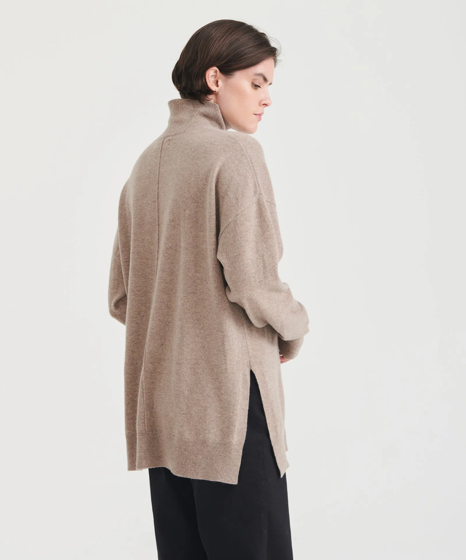 Washable Cashmere Turtleneck