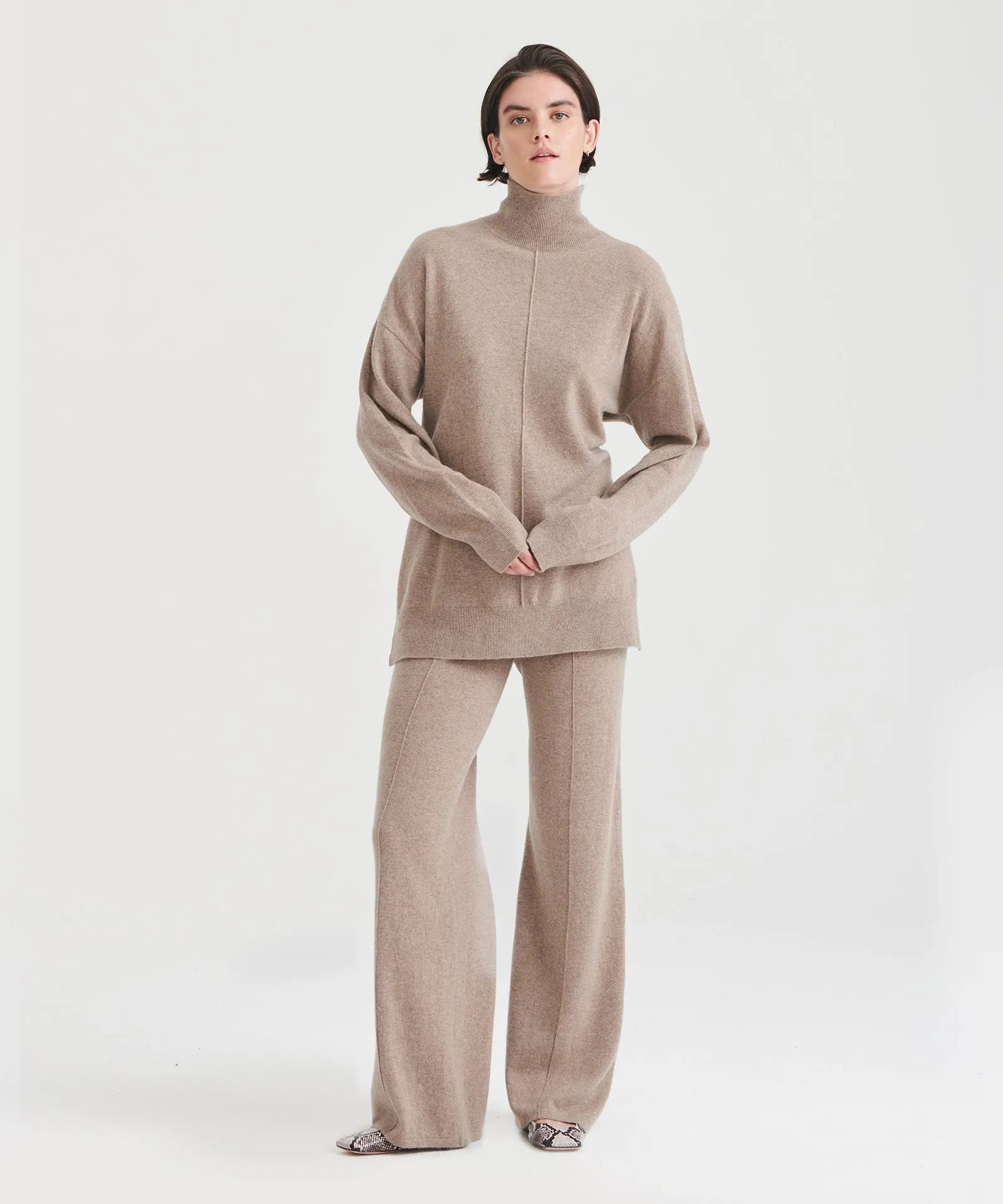 Washable Cashmere Turtleneck