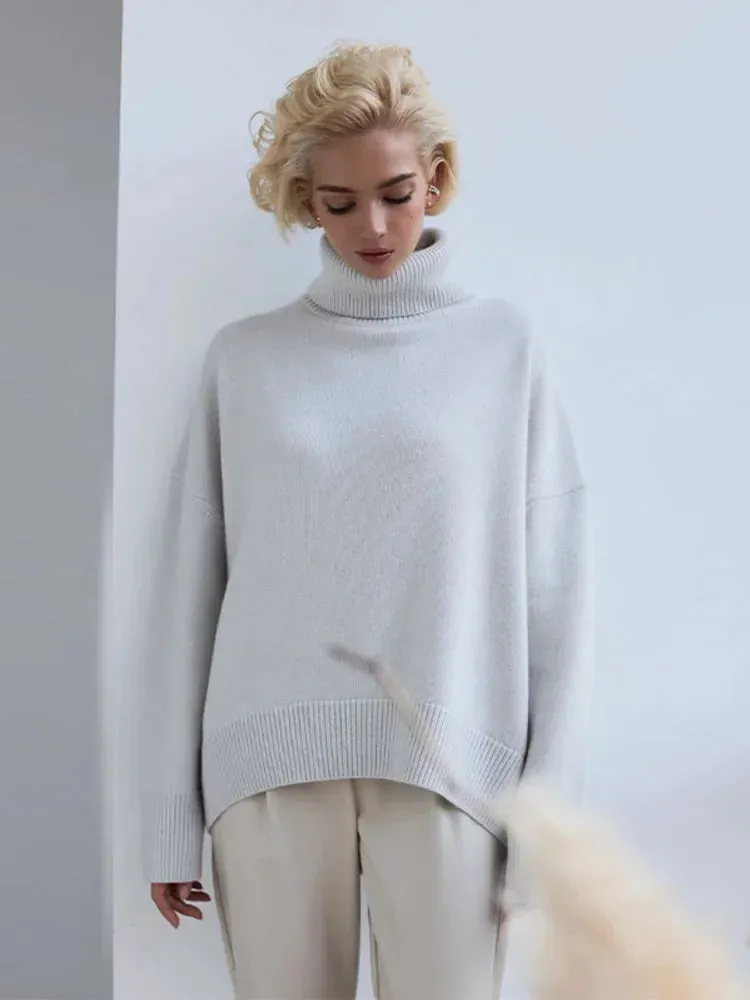 Wenkouban-Christmas Thanksgiving outfits_Chic Thickened Inner Wear Solid Fashion Knitted Jumper Christmas Sweater