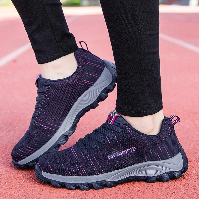 Women's vintage non-slip breathable athletic running sneakers