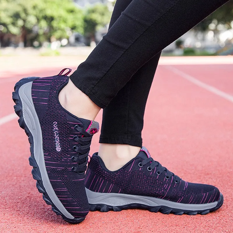 Women's vintage non-slip breathable athletic running sneakers