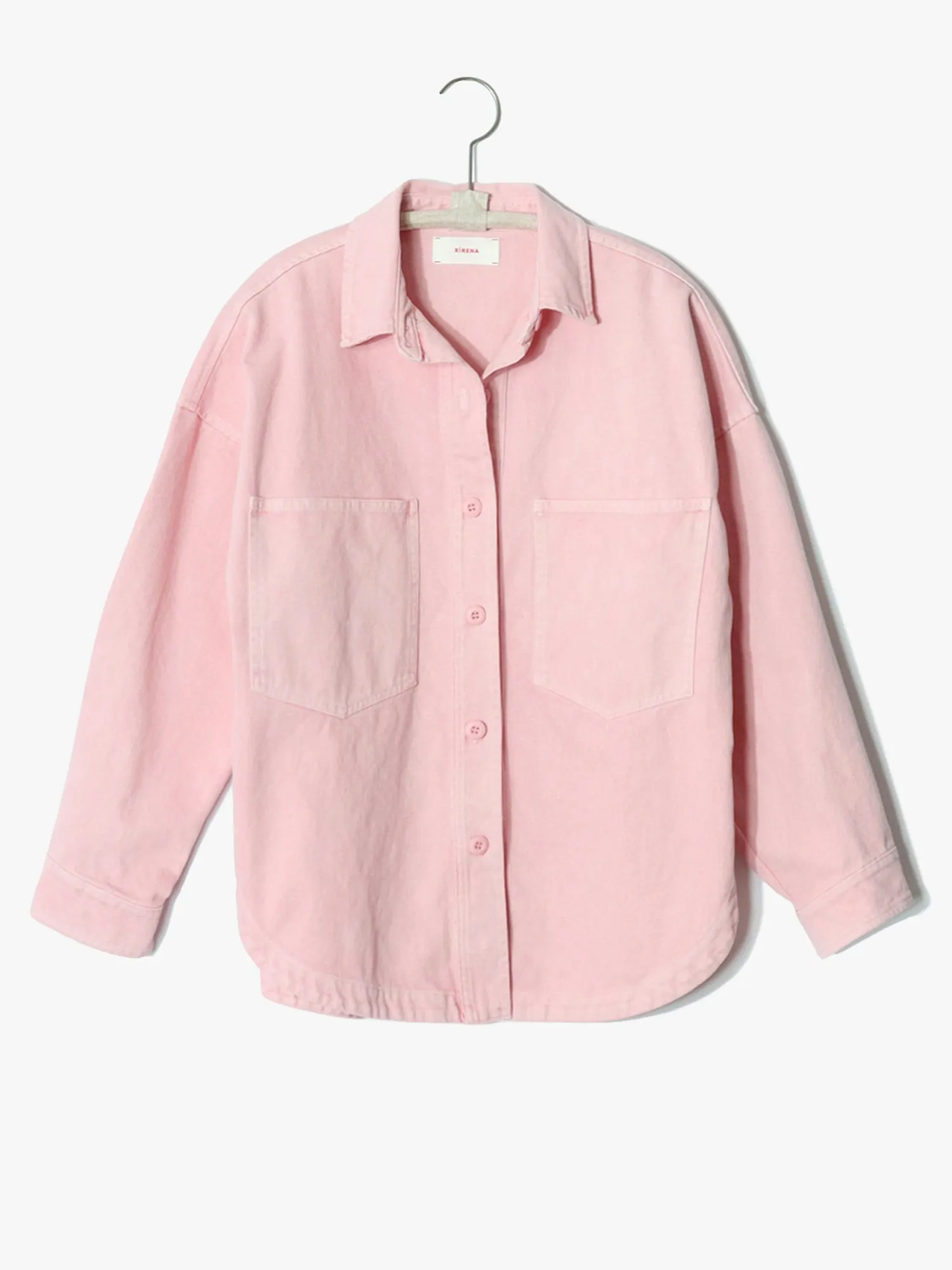 Xirena - Beckham Overshirt in Heirloom Pink